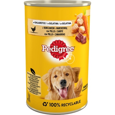 Pedigree Adult kuracie/mrkva 400 g