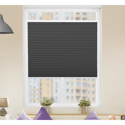 FOA Plisé roleta, s profilom Classic, Nepriehľadná, Antracit, P 10798P 45 x 200 cm