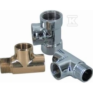 Onnline T-piece gwxgwxgw 1/2 chrome onnline