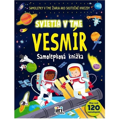 Samolepková svietiaca knižka Vesmír 120