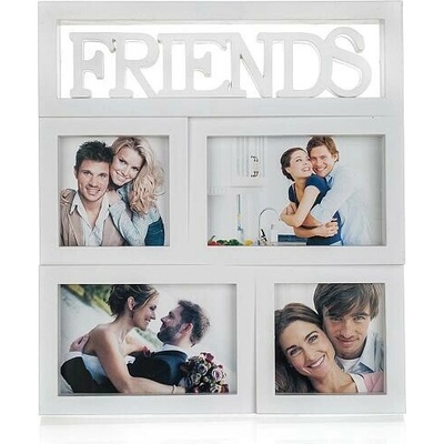 HOME DECOR fotorámeček FRIENDS 28x31cm, 4 fotky – Zboží Živě