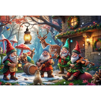Alipson Puzzle - Puzzle Enchanted Christmas in the Woods - 1 000 piese