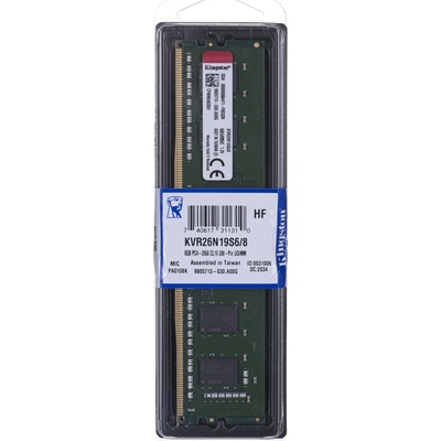Kingston ValueRAM DDR4 8GB 2666MHz CL19 KVR26N19S6/8