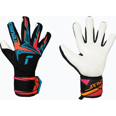 Reusch Attrakt Freegel Advance black/aqua blue/shocking orange