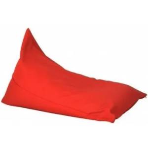 Pufrelax Пуф шезлонг, 320л. 130х100см. , Kudos - Panama Christmas Red, Перящ се калъф, Водоустойчив, Пълнеж от Полистиролни перли