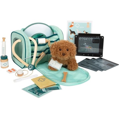small foot Plyšový pejsek s veterinární sadou