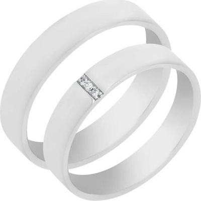 Eppi Zlaté snubní prsteny s diamanty Pyar RW34406