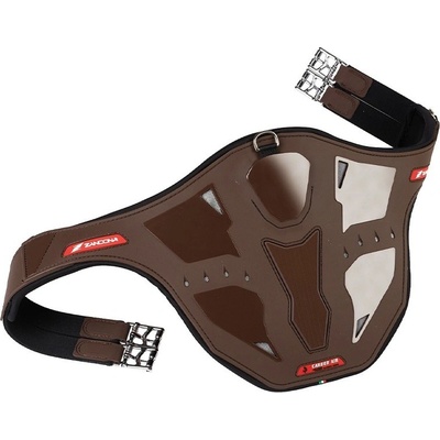 CARBON AIR STUD GIRTH hnedý