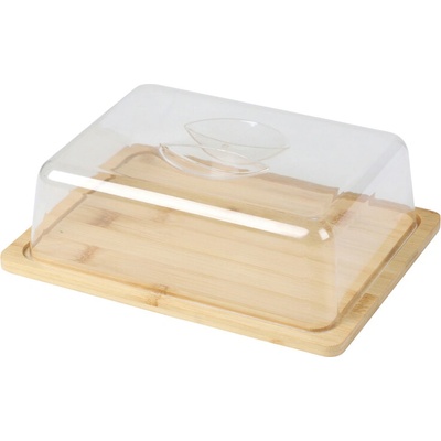 DOCHTMANN Dóza na máslo bambus plast 24 x 7 x 18 cm