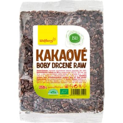 Wolfberry Kakaové boby drcené BIO 250 g