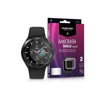 MyScreen Protector MSP LA-2278 Galaxy Watch 4 Classic (42 mm) AntiCrash Shield Edge 3D 2 бр. Удароустойчиво протекторно фолио за екрана (LA-2278) (LA-2278)