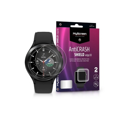 MyScreen Protector MSP LA-2278 Galaxy Watch 4 Classic (42 mm) AntiCrash Shield Edge 3D 2 бр. Удароустойчиво протекторно фолио за екрана (LA-2278) (LA-2278)