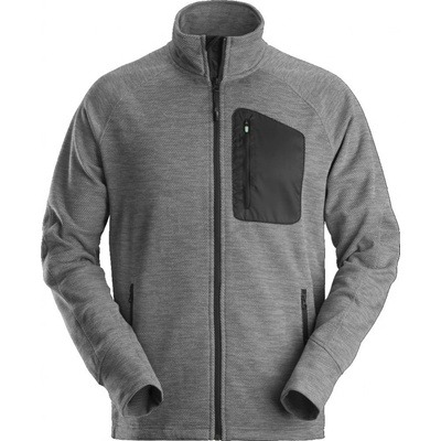 Snickers Workwear mikina FlexiWork Mesh sivá