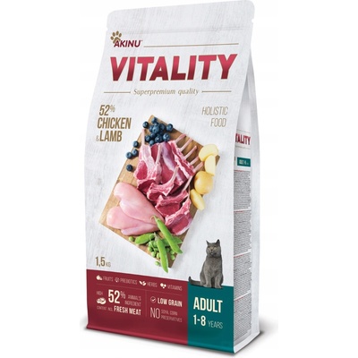 Akinu VITALITY cat adult chicken & lamb 1,5 kg