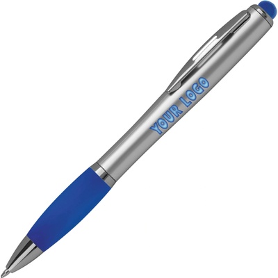 MACMA Химикалка с цветна LED светлина с touch ф-ция, син (27483-А-СИН)