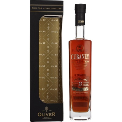 Cubaney TESORO Solera Rum 25y 38% 0,7 l (tuba)