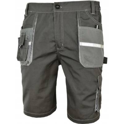 ART.MAS klasické pracovní kraťasy šedé