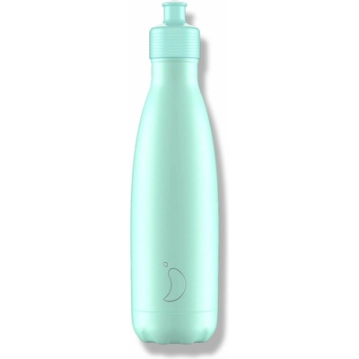 Chilly's Bottles pastelovo zelená športová edícia Original 500 ml