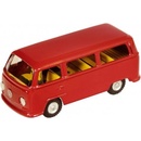 Kovap Auto VW mikrobus T2 červený kov 12cm