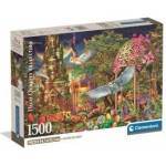 Clementoni -CLE puzzle 1500 Compact WoodlandFantasyGard. 31741