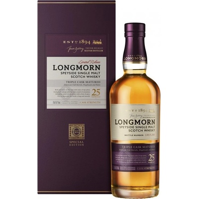 Longmorn 25y 52,8% 0,7 l (holá láhev)