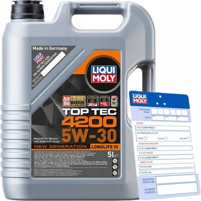 Liqui Moly TOP TEC 4200 5W-30 5 l 3707 | Zboží Auto