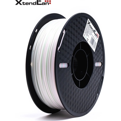 XtendLAN PLA svietiaci dúhový 1,75mm, 1kg
