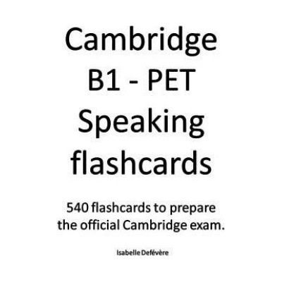 Cambridge B1 - PET Speaking flashcards
