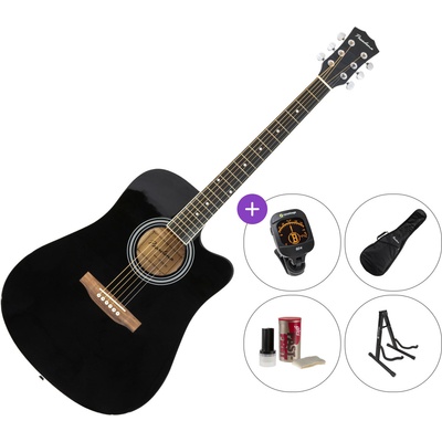 Pasadena SG028C Premium SET Black Акустична китара
