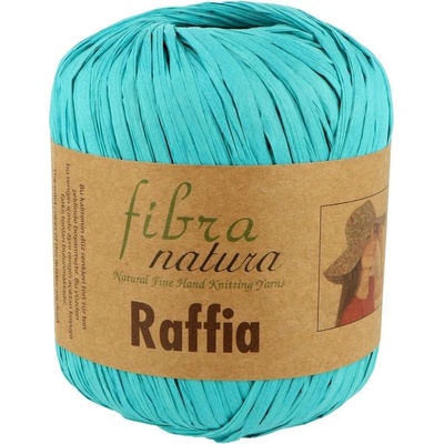Fibra Natura Raffia 116-09 tyrkysová