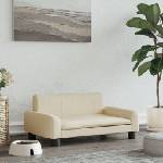 vidaXL Кучешко легло кремаво 70x45x30 см текстил (171857)