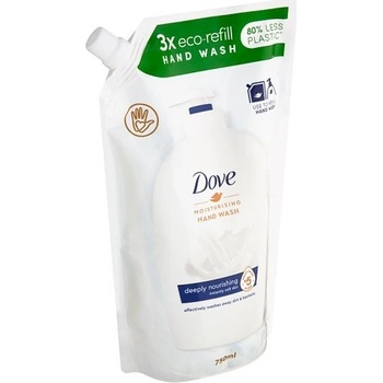 Dove Deeply Nourishing tekuté mydlo náhradná náplň 750 ml