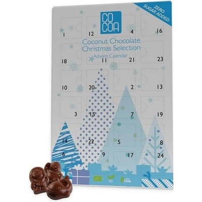 Cocoa Adventný kalendár bez pridaného cukru BIO 180 g