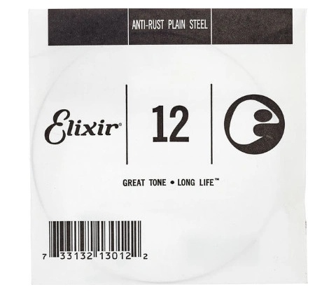 Elixir .012 Plain Steel