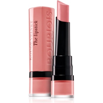 Bourjois Rouge Velvet The Lipstick матиращо червило цвят 02 Flaming’ Rose 2, 4 гр