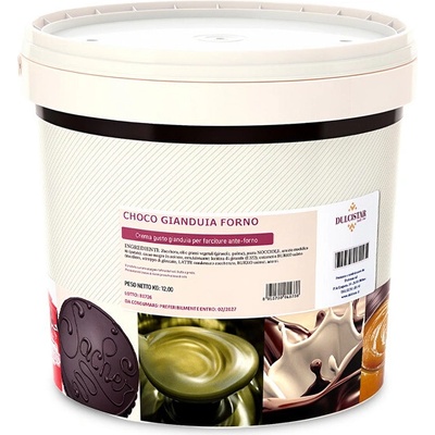 Dulcistar Krém lískooříškový s kakaem Gianduja termostabilní 12 kg