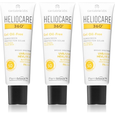 Heliocare 360° Gel Oil-Free гел за слънчеви бани SPF 50