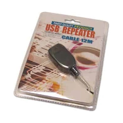Кабел USB Extension Value USB 2.0 A (Female) - A (Male) 10m с усилвател KKTU2212E (KKTU2212E)