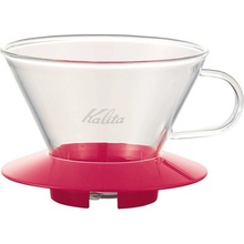 Kalita Wave 185 Dripper skleněný růžový