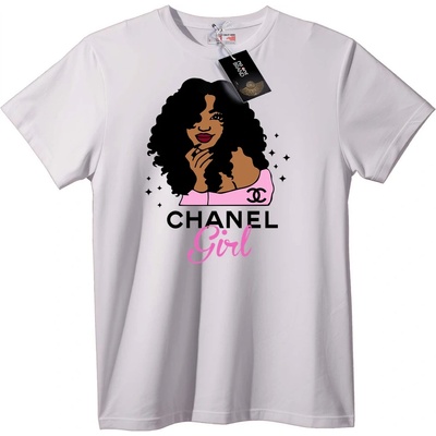 NOONEBRAND Тениска Chanel Момиче - L, White