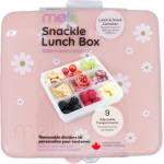 Melii Кутия за храна Melii - Snackle Box, 9 отделения, маргаритки (ML24400)