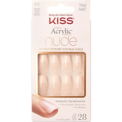 Kiss umělé nehty french KAN07 M 28 ks