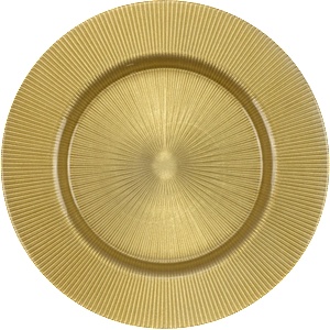 LAV HORECANO-WICKED-Подложна чиния стъкло Ø32cm GOLD/SUN (HC-59231)(1Y33010) (0159231)