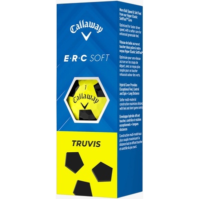 Callaway ERC Soft 25 Truvis žluté 3 ks – Zboží Dáma