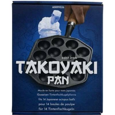Grilovací pánev Emro Aziatica Litinová pánev na Takoyaki 17 cm litinová