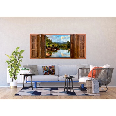 AG Design FTNH 2754 Window Nature vliesová fototapeta do dětského pokoje 202x90 cm 1 díl