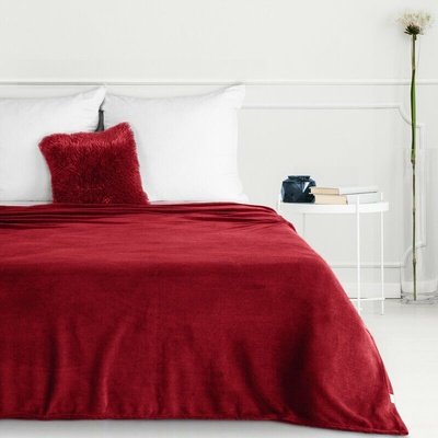 Takoy Deka 150x200 cm bordó měkká a jemná na dotek jednobarevná deka SIMPLE 1-HF-477776 | 150 x 200 cm
