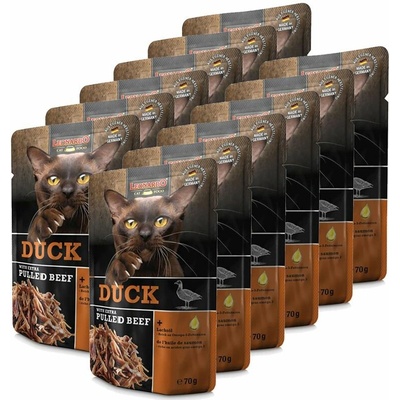 Leonardo Kachna s trhaným hovězím masem 12 x 70 g