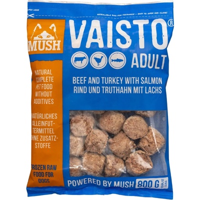 Mush Vaisto Adult modré hovězí a krůtí s lososem 0,8 kg