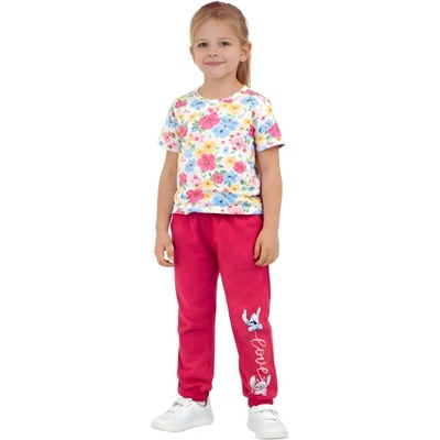 Tepláky LILO A STITCH SC hy 10175 malinové